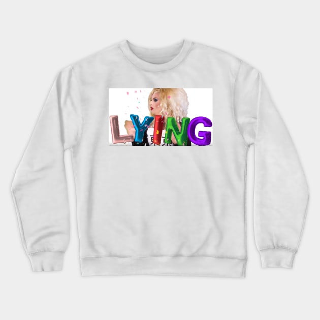 Katya Zamolodchikova Crewneck Sweatshirt by glumwitch